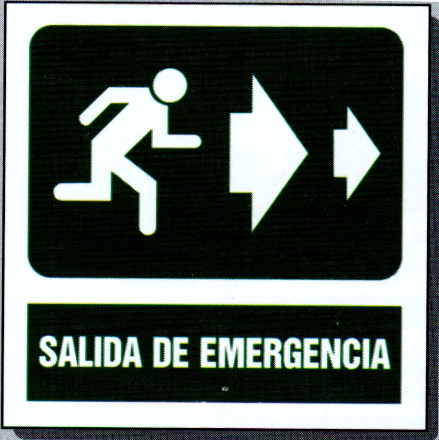 6 Sal emerg fig dos flechas dcha  IMAGENES FOTOS DIBUJOS